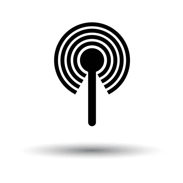 Icono de antena de radio — Vector de stock
