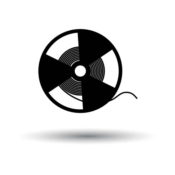 Reel tape pictogram — Stockvector