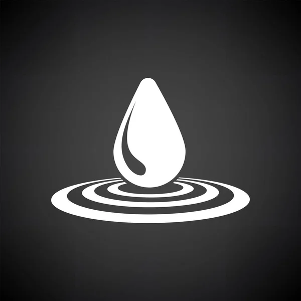 Icono de gota de agua — Vector de stock