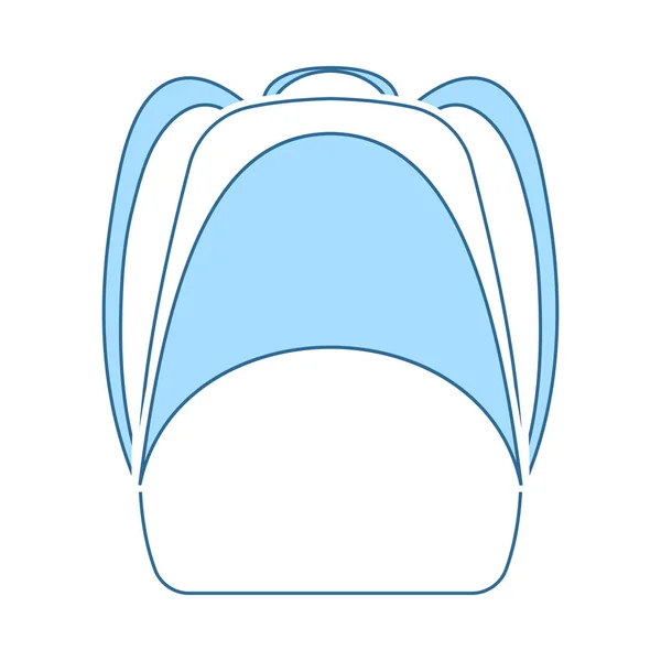 Icône sac à dos école — Image vectorielle