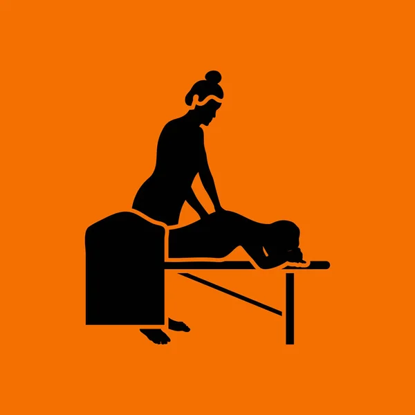 Massage-Ikone — Stockvektor