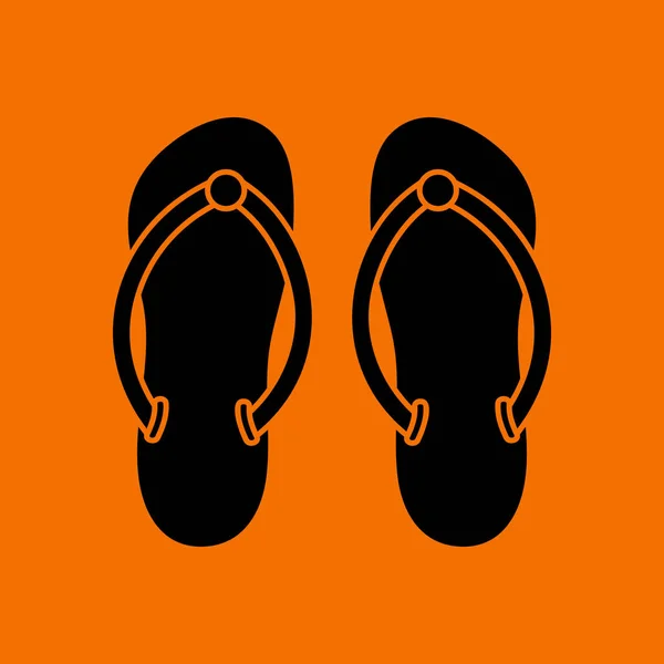 Zapatillas de spa icono — Archivo Imágenes Vectoriales