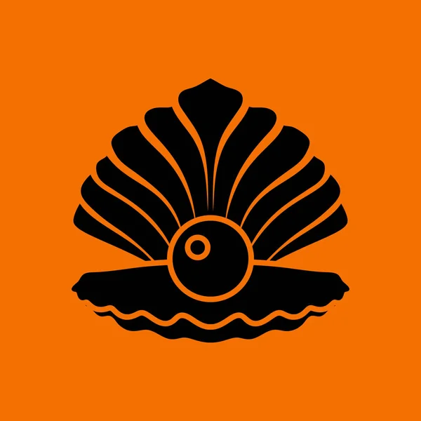 Abrir icono de concha marina — Archivo Imágenes Vectoriales
