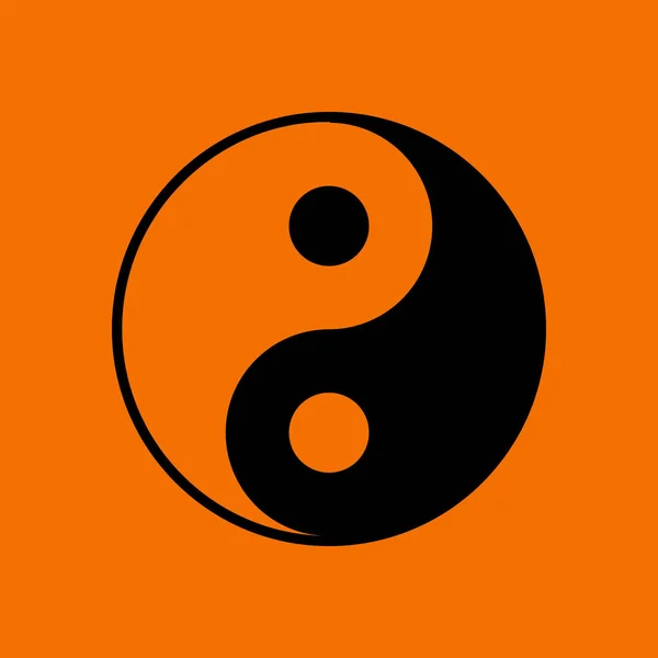 Icono de Yin y Yang — Vector de stock