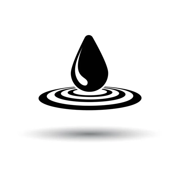 Icono de gota de agua — Vector de stock