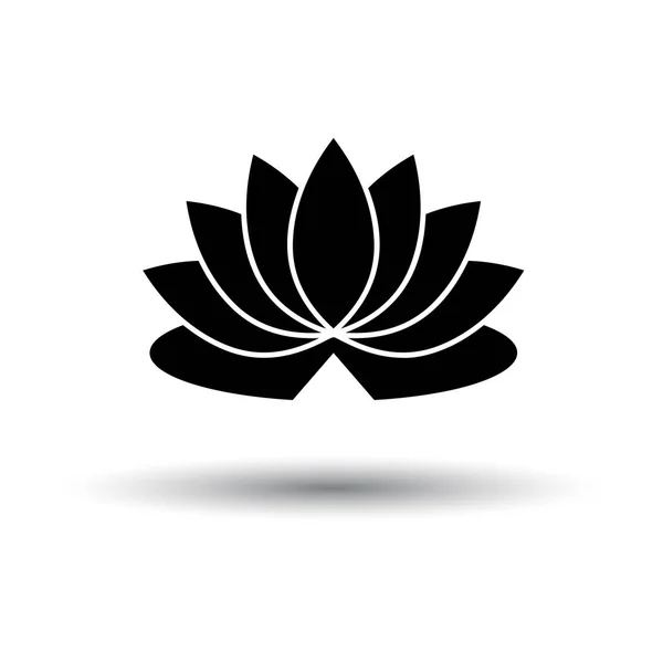 Lotus bloem pictogram — Stockvector