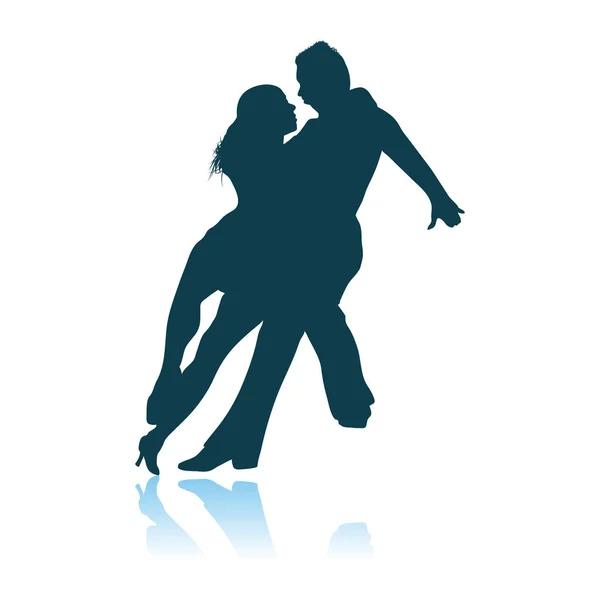 Dancing Pair Icon — Stock Vector