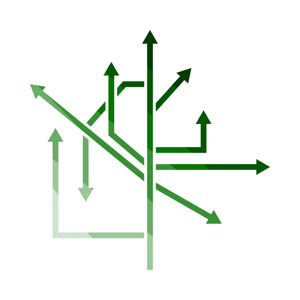 Richtungspfeil-Symbol — Stockvektor