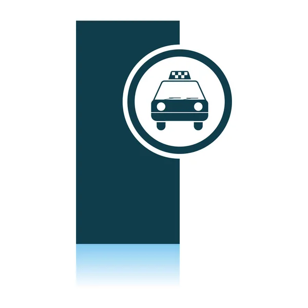 Taxi station pictogram — Stockvector