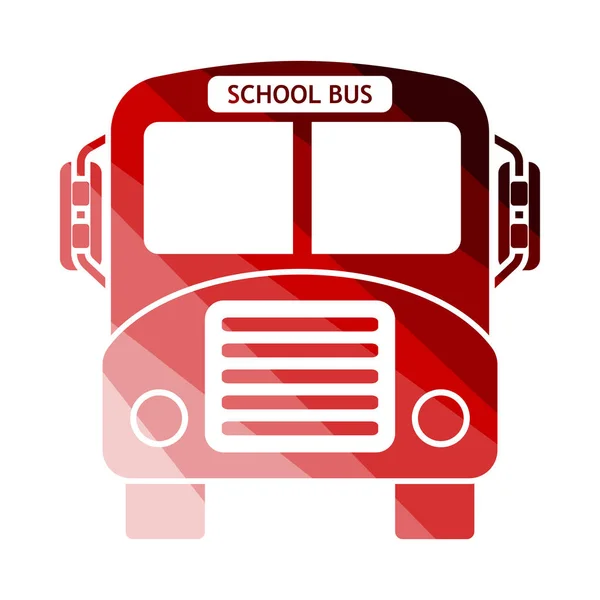 Icône de bus scolaire — Image vectorielle