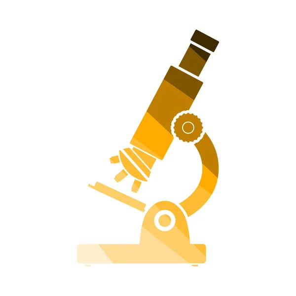 Školní mikroskop ikona — Stockový vektor