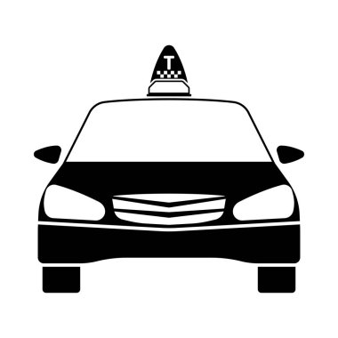 Taksi simgesi ön görünümü