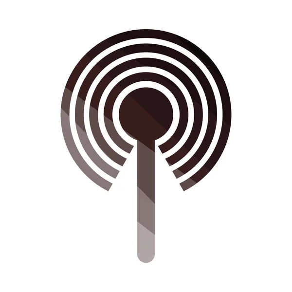 Ícone de antena de rádio —  Vetores de Stock