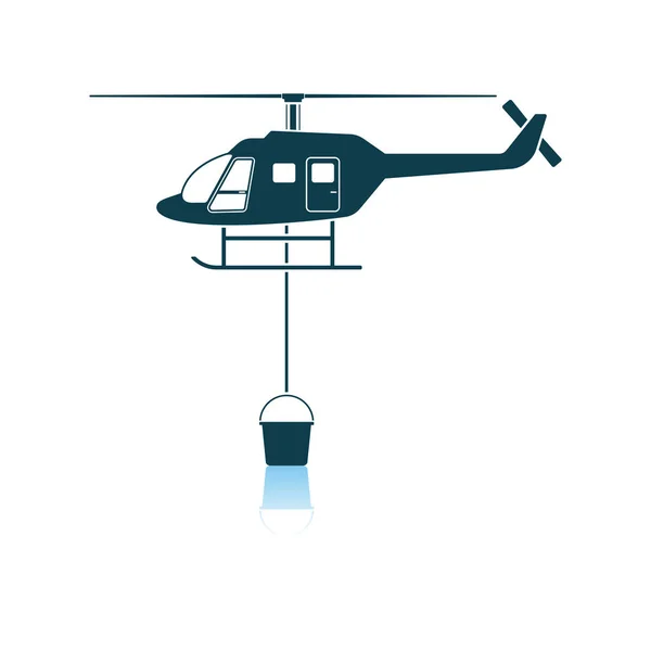 Вертолет пожарной службы — стоковый вектор