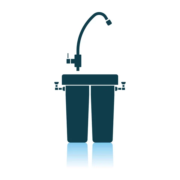 Значок фильтра воды — стоковый вектор