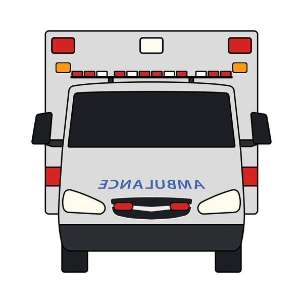 Icono de ambulancia — Vector de stock