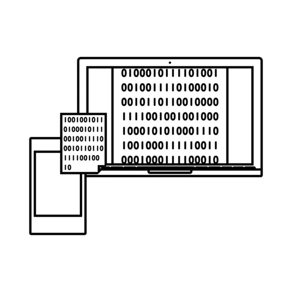 Échange de données Icône — Image vectorielle