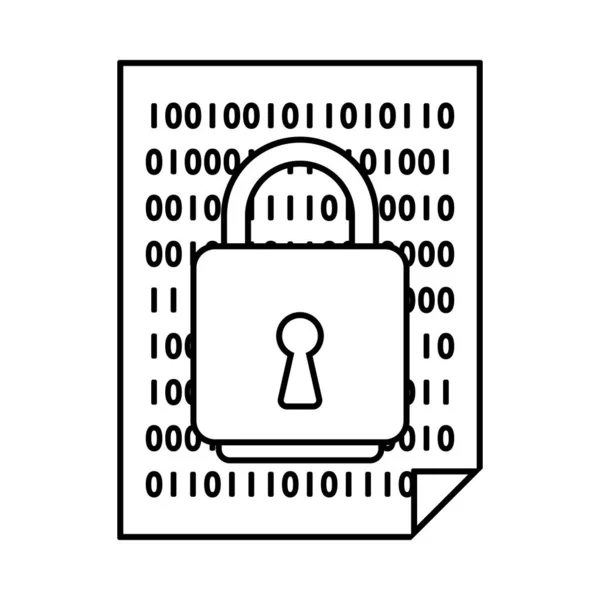 Datensicherheitssymbol — Stockvektor
