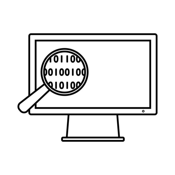 Analyse des données Icône — Image vectorielle