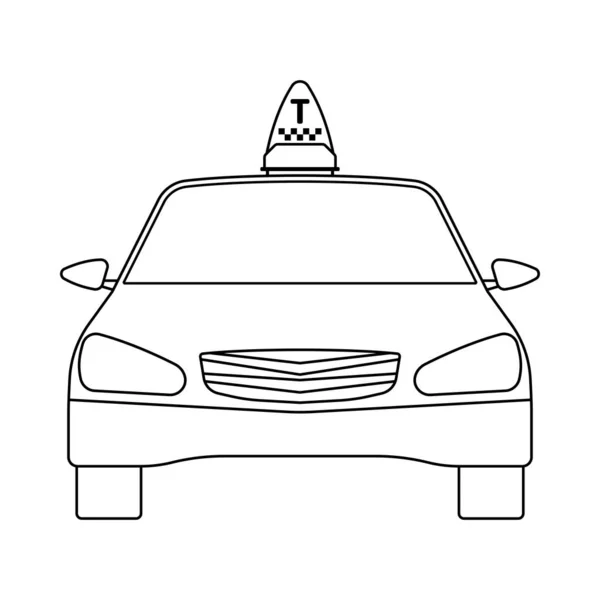Taxisymbol — Stockvektor