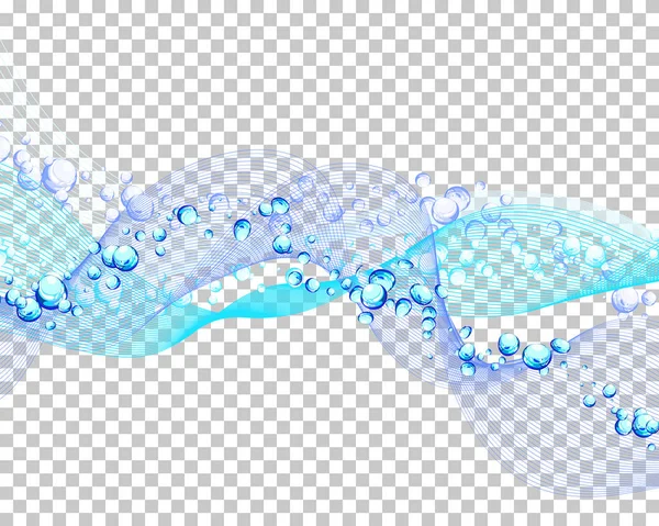 Conception abstraite de l'eau — Image vectorielle