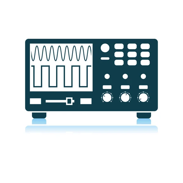 Oscilloscoop pictogram — Stockvector