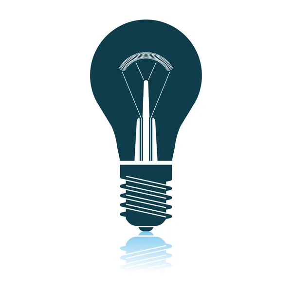 Elektrisk lampa ikonen — Stock vektor