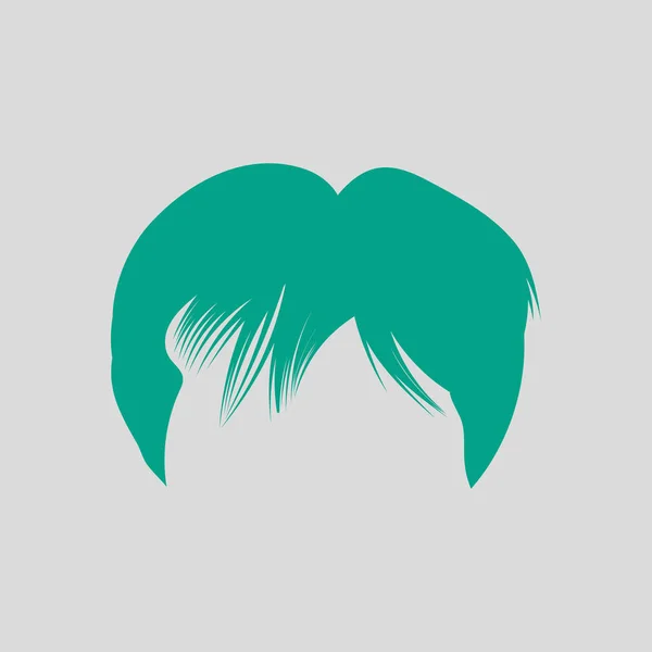 Homme robe de cheveux — Image vectorielle