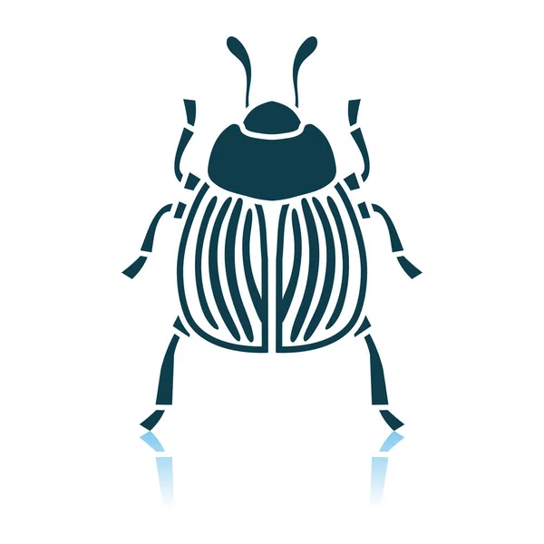 Escarabajo de Colorado icono — Archivo Imágenes Vectoriales