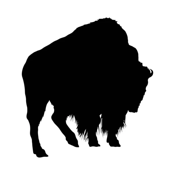 Yak Silhouette — Vettoriale Stock