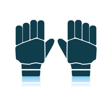 Kriket eldiven simgesini çift