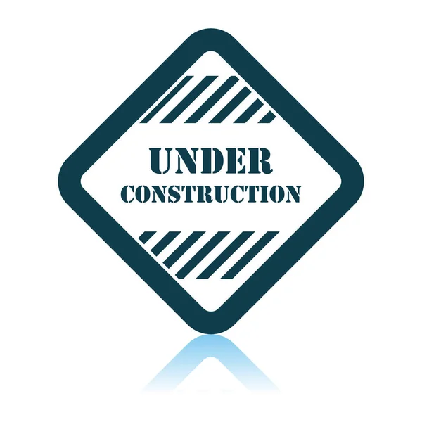 Icon Of Under Construction — Stock Vector