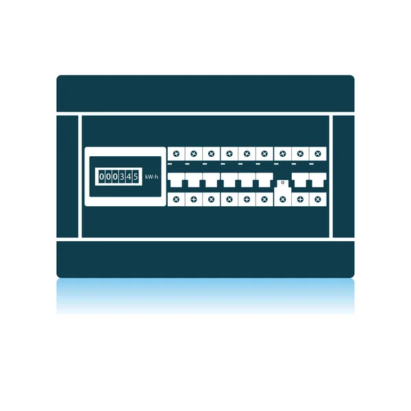 Icono de caja de interruptores — Vector de stock