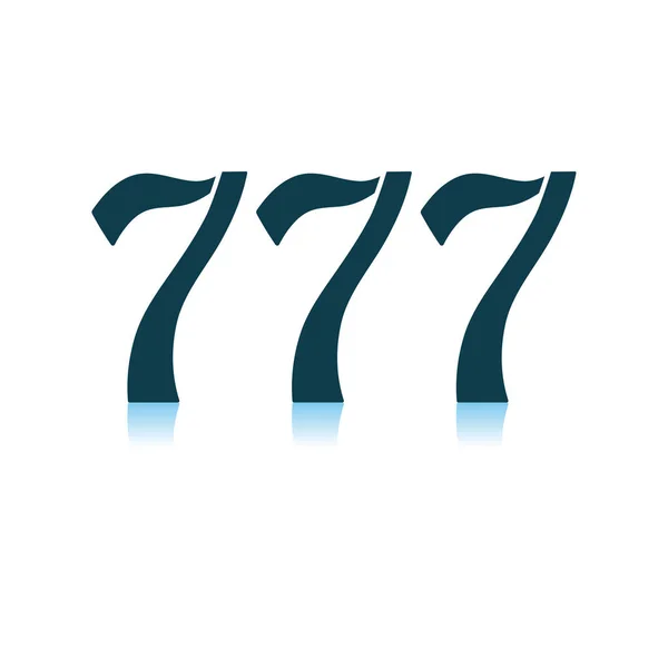 777 ikonen — Stock vektor