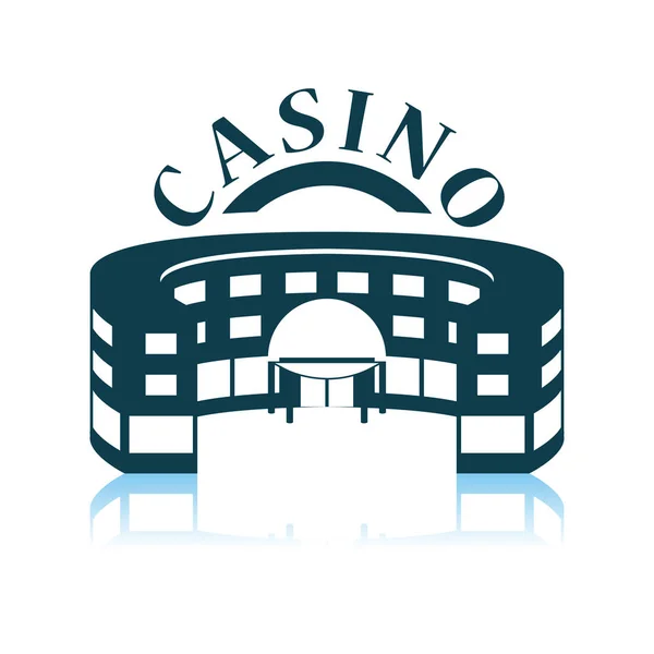 Icono del edificio Casino — Archivo Imágenes Vectoriales