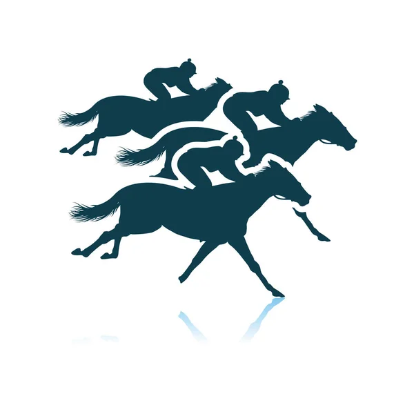 Icono de paseo a caballo — Vector de stock