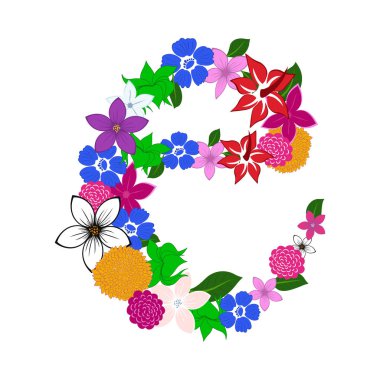 Çiçek Alfabesi Harfi