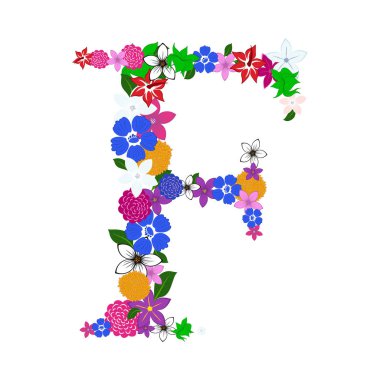 Çiçek Alfabesi Harfi