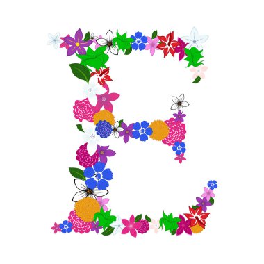 Çiçek Alfabesi Harfi