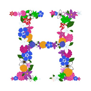 Çiçek Alfabesi Harfi