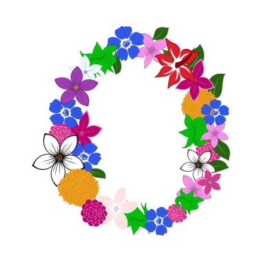 Çiçek Alfabesi Harfi