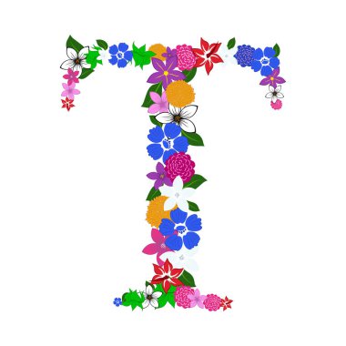 Çiçek Alfabesi Harfi