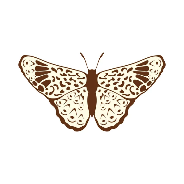 Boceto de mariposa — Archivo Imágenes Vectoriales