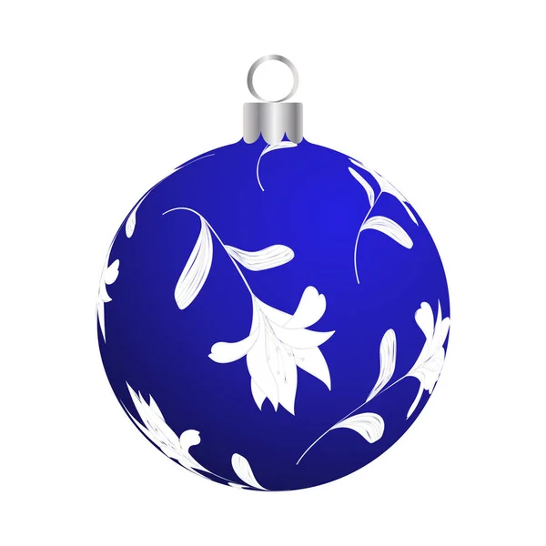 Christmas (New Year) Ball — Stock Vector