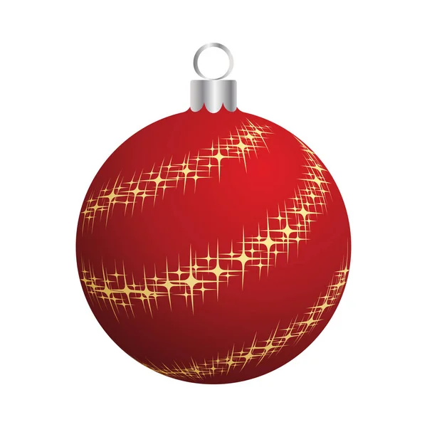 Weihnachtsball (Neujahr) — Stockvektor