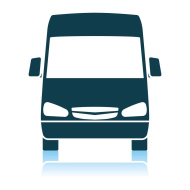 Van simgesi ön görünümü