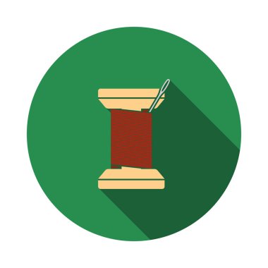 Reel iş parçacığı simgesi olan dikiş