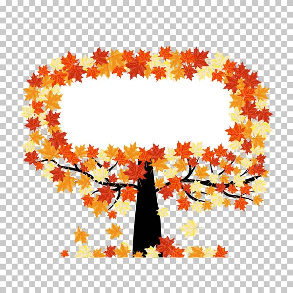 Herfst maples — Stockvector