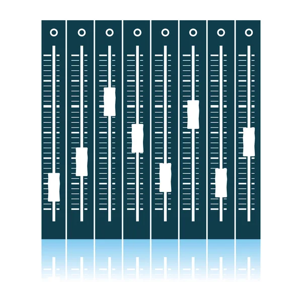 Icône égaliseur de musique — Image vectorielle