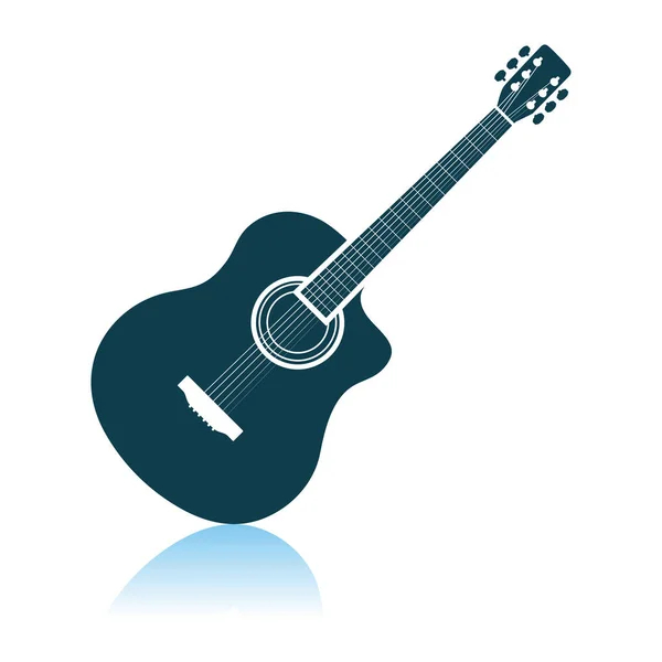 Acoustic Guitar Icon — Stock Vector